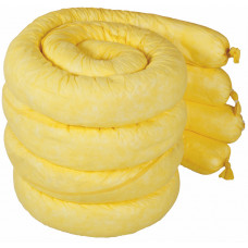 Chemical Absorbent Boom - 300 x 12cm - (pack of 4) Chemical Absorbent Boom - 300 x 12cm - (pack of 4)